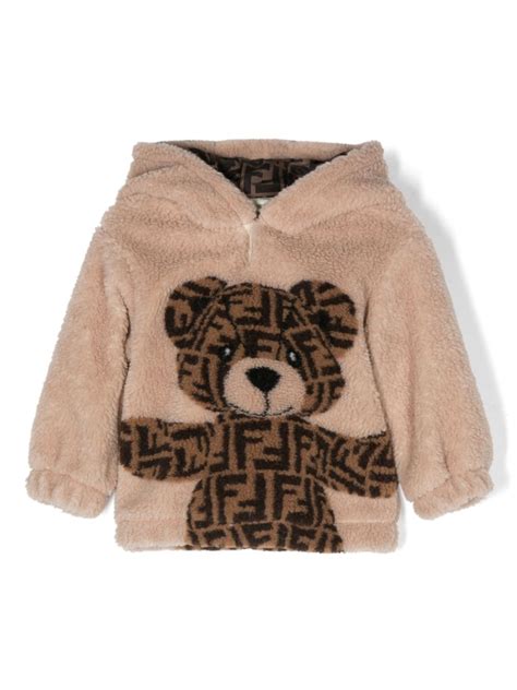 fendi teddy bear hoodie|farfetch hoodie.